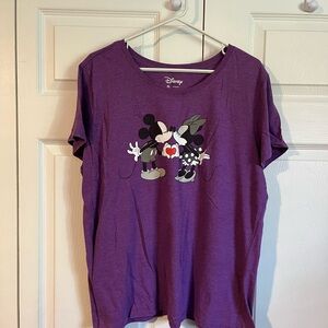 Disney Purple Mickey and Minnie T-Shirt